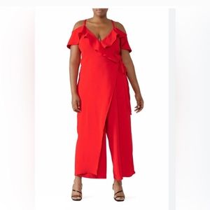 Fuax Wrap Jumpsuit